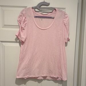 LOFT Light Pink Short Sleeve Top